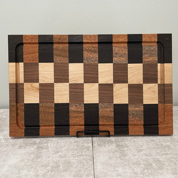 Signature Cutting Board - Checker Board w/ Juice Groove
