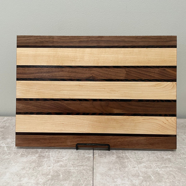 Triple Band Plaque-Bengal Stripe-Black Walnut