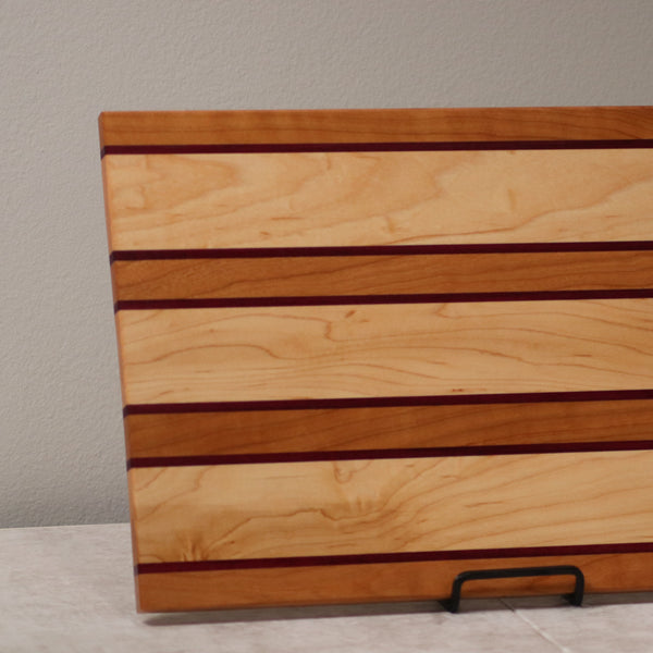 Triple Band Plaque-Bengal Stripe-Mahogany