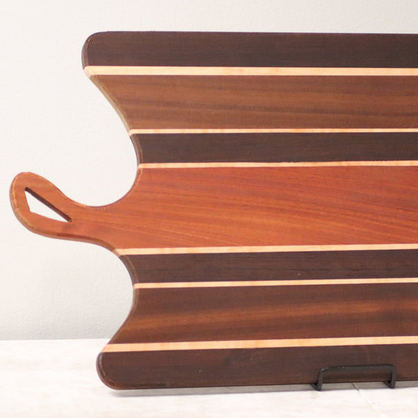 Curved Handle Charcuterie Board