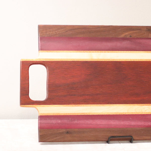 Double Handle Charcuterie Board w/Rubber Feet