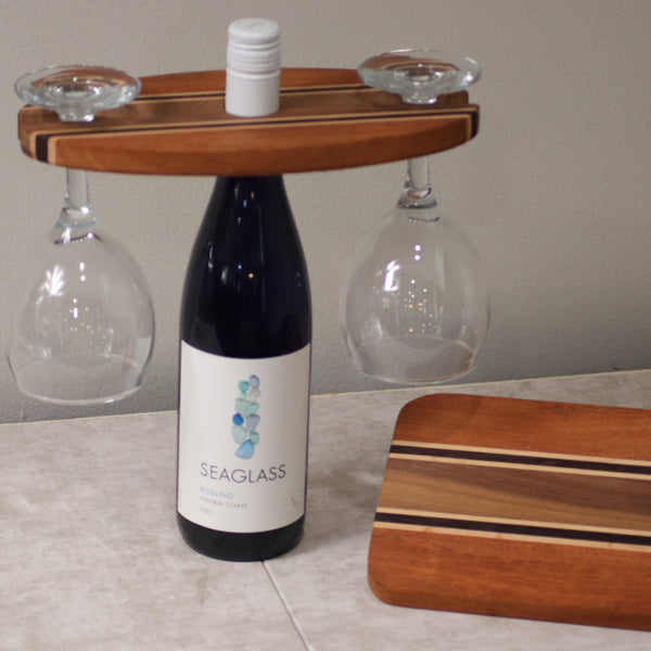 Cheese Board & Wine Caddy-Wide Center