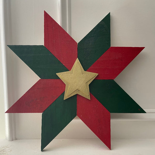 Holiday Star Wall Hanging with Star Center